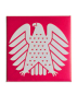 Preview: Square magnet with relief surface "Eagle"