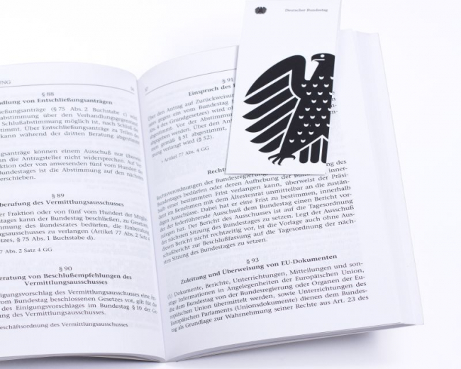 Magnetisches Lesezeichen "Blick in die Reichstagskuppel"