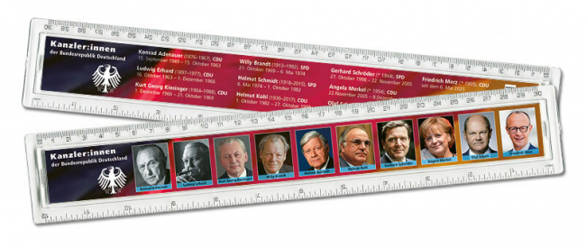 Ruler "The Chancellors of the Federal Republic of Germany"