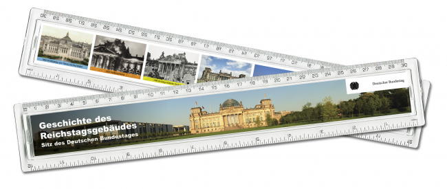 Lineal "Geschichte des Reichstagsgebäudes"