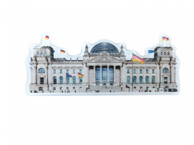 Konturmagnet "Reichstagsgebäude" ohne Postkarte